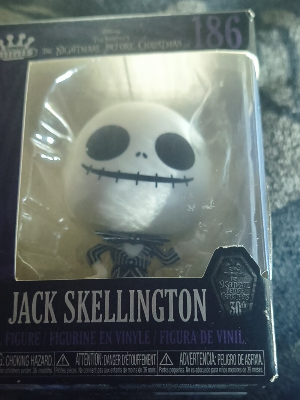 Funko Jack Skellington White Black Vinyl Figure